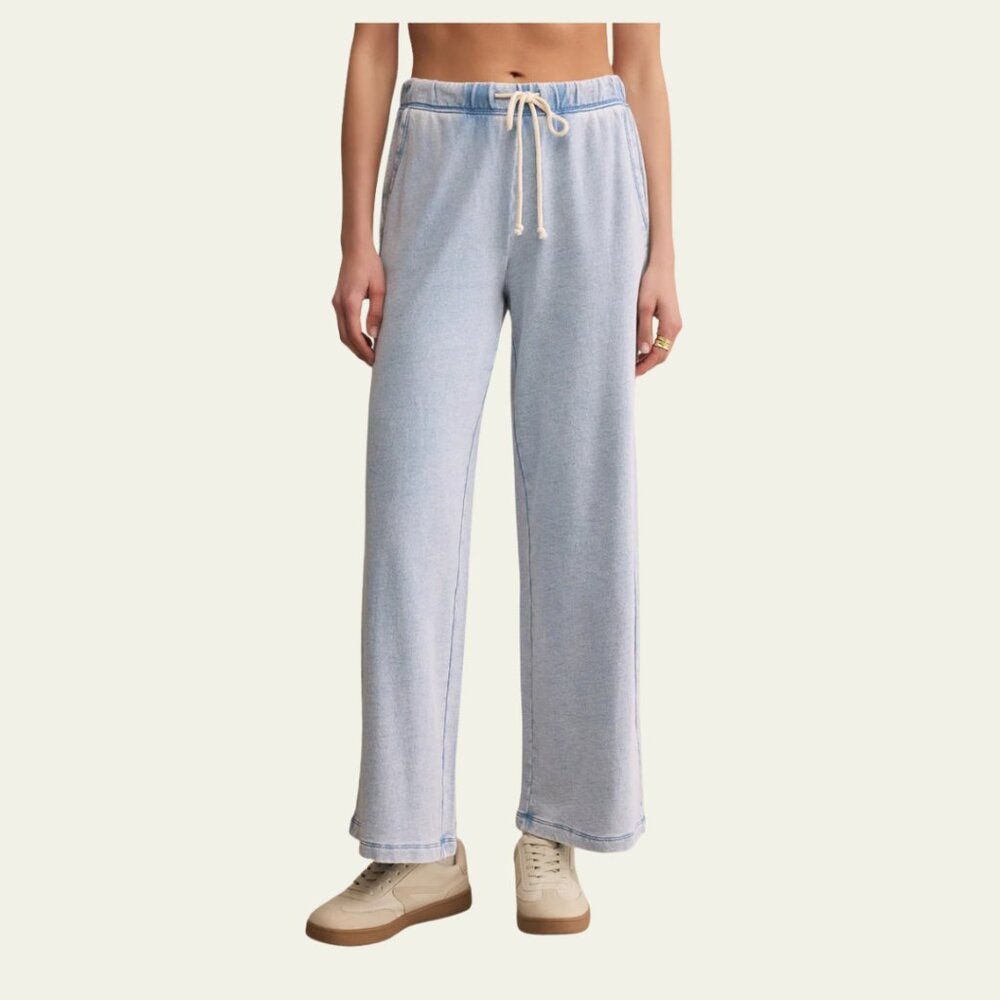 Z Supply Hunter Knit Denim Pant — Size Medium